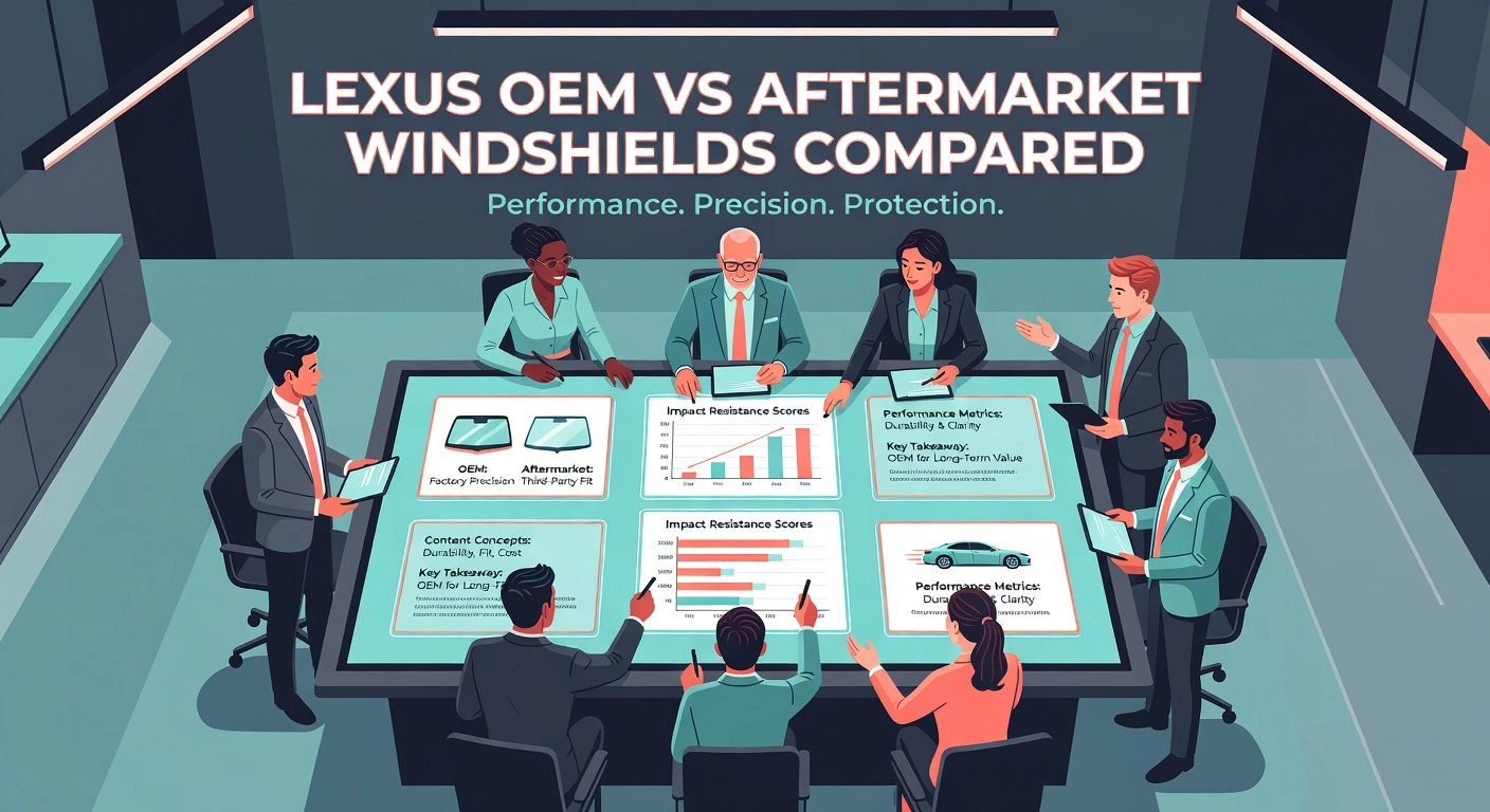 Featured image for “Lexus OEM vs Aftermarket Windshields Compared”